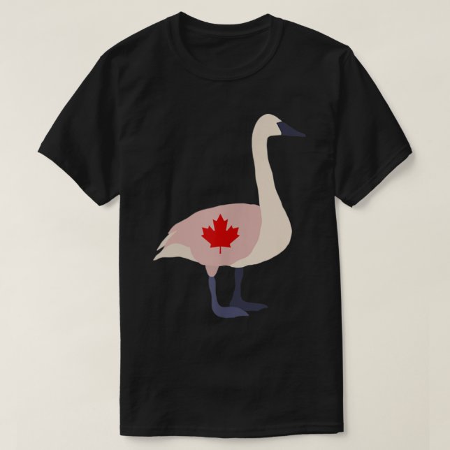 Camiseta De Ganso Canadiense Por El Día De Canadá  (Diseño del anverso)