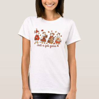 Camiseta de ganso de otoño | Camiseta divertida de