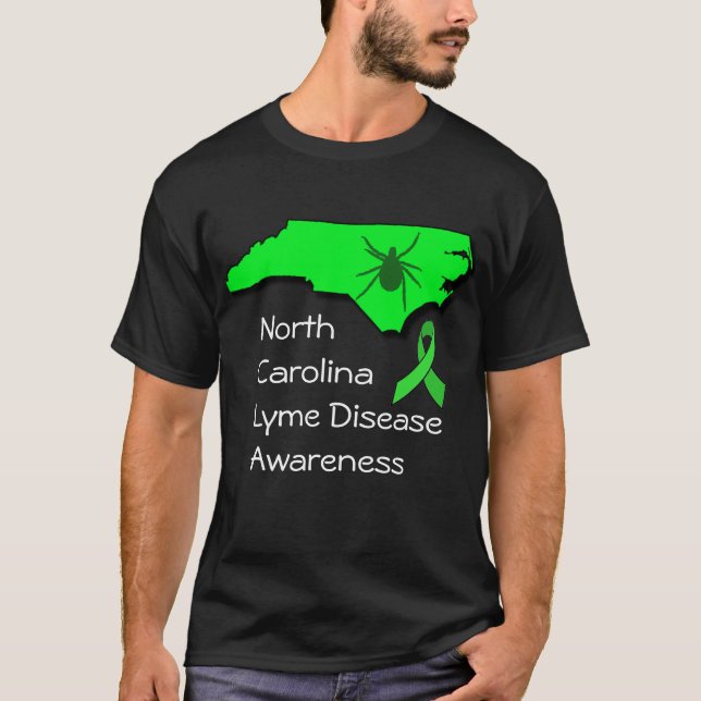 Camiseta de garrapata de conciencia de la enfermed (Anverso)