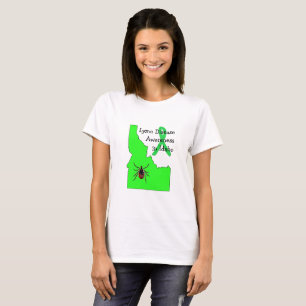 Camiseta de Garrapata de Idaho de Concienciación s