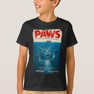 Camiseta de garras de gato gatito vintage retro -