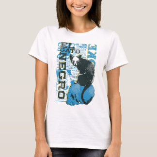 Camiseta de gatinho, feminino