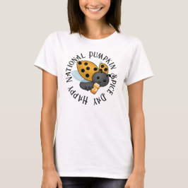 Camiseta de gatito de calabaza