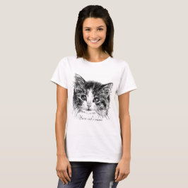 Camiseta de gatito dulce