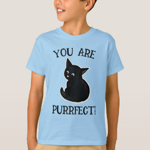 Camiseta de gatito negro perfecta