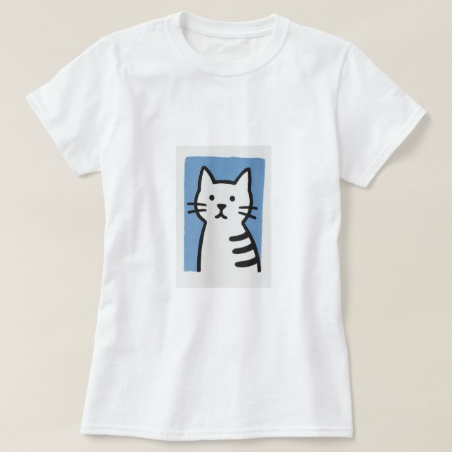 Camiseta de gato (Diseño del anverso)