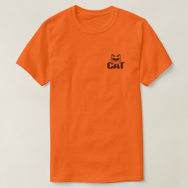 CAMISETA DE GATO (Diseño del anverso)