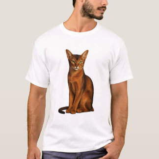 Camiseta de gato abisinio vintage | Amante de masc