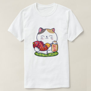 Camiseta De Gato Afortunado