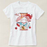 Camiseta De Gato Afortunado