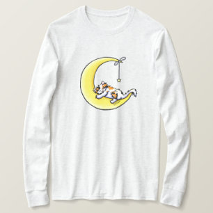 Camiseta de gato calicó de amor lunar