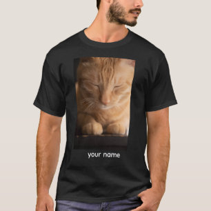 Camiseta de gato con nombre personalizado