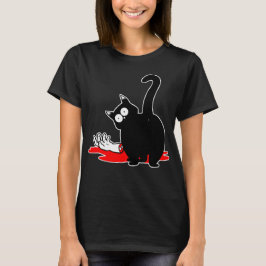 Camiseta de gato culpable