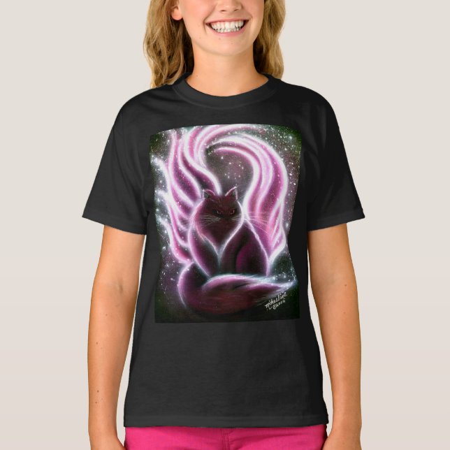 Camiseta de gato de Amethyst Fairy (Anverso)