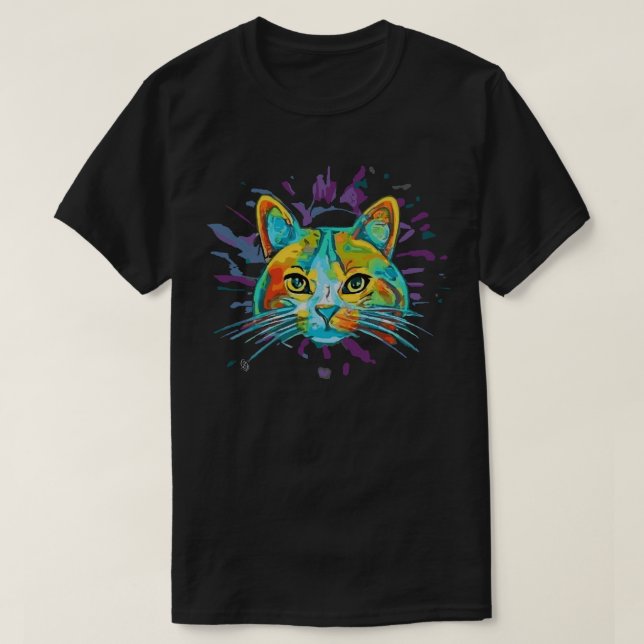 Camiseta de gato de carnaval (Diseño del anverso)