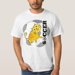 Camiseta de gato de fútbol