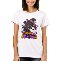 Camiseta de gato de Halloween: Espeluznante y perf