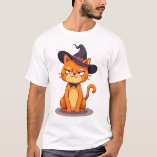 Camiseta de gato de Halloween Gatito Jack O Lanter