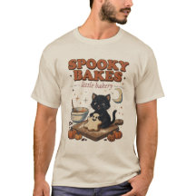 Camiseta de gato de Halloween Spooky Bakes