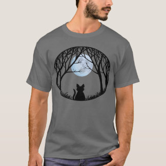 Camiseta de gato de Halloween Tee de Halloween