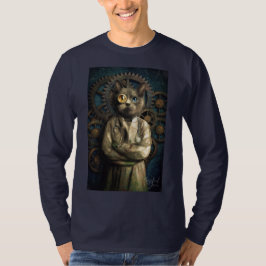 Camiseta de gato de laboratorio
