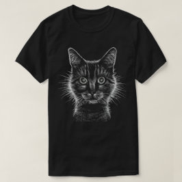 Camiseta de gato difusa