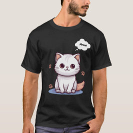 Camiseta de gato divertida, camisa de gato, camise
