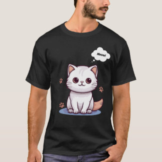 Camiseta de gato divertida, camisa de gato, camise