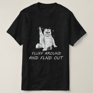Camiseta de gato divertida y descubre a las mujere