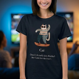 Camiseta de gato divertido