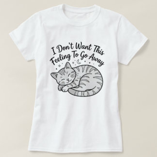  Camiseta de Gato Dormilón | Este Sentimiento Rega