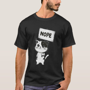 Camiseta de gato durmiendo divertida no gato perez