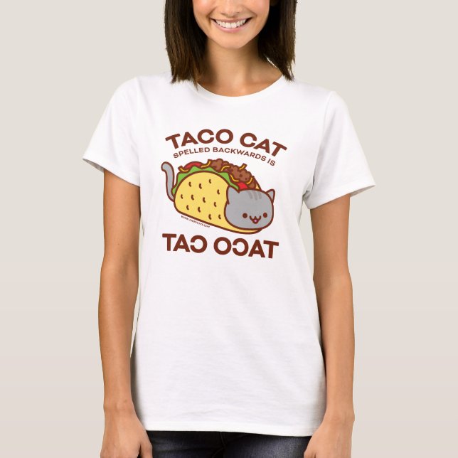 Camiseta de gato - El CAT de TACO al revés es... (Anverso)
