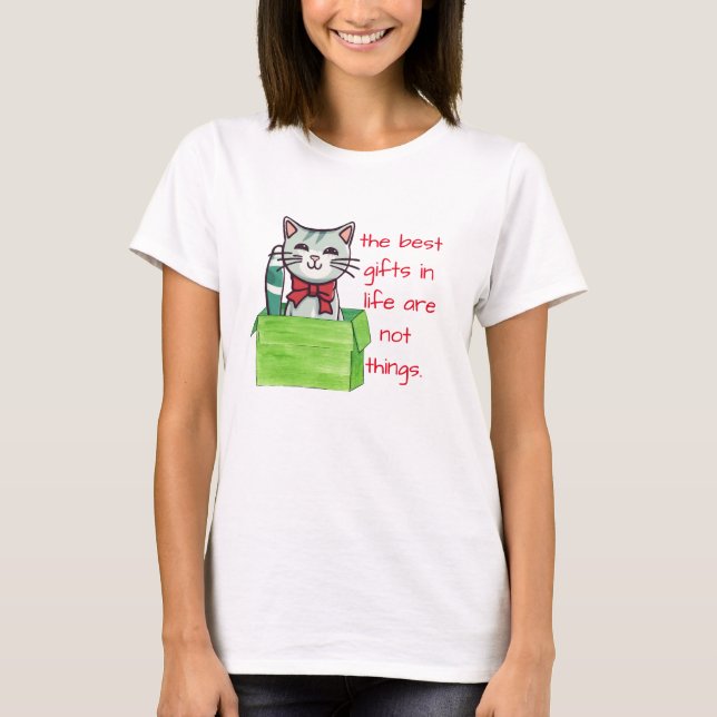 Camiseta De Gato Encantador - ¡Los Mejores Regalos (Anverso)