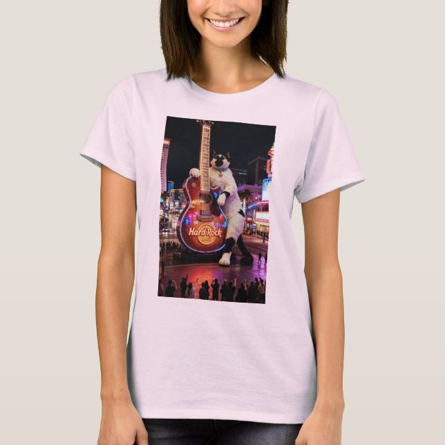 Camiseta de Gato Esmoquin (Anverso)
