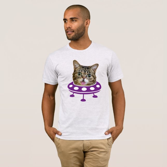 Camiseta de gato espacial (Anverso completo)