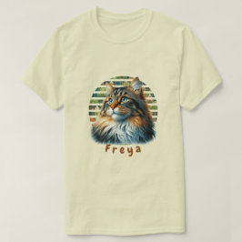 Camiseta de gato forestal noruego
