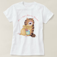 Camiseta de gato gordo