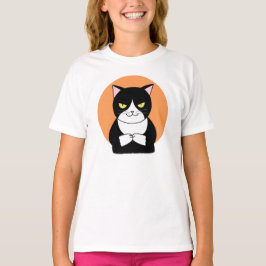 Camiseta de gato Gráfica malvada de gato rata mal 