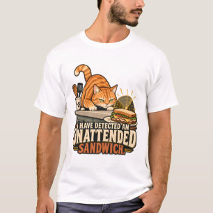 Camiseta de Gato - He Detectado Un Sándwich Desate
