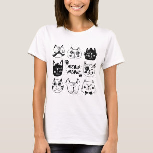 Camiseta de Gato Kawaii Lindo Amante Meow Meow