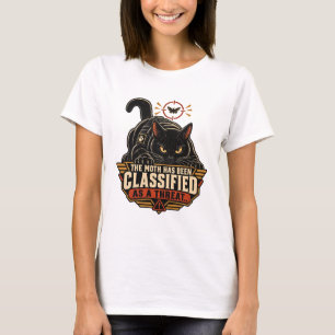 Camiseta de gato - La polilla ha sido clasificada