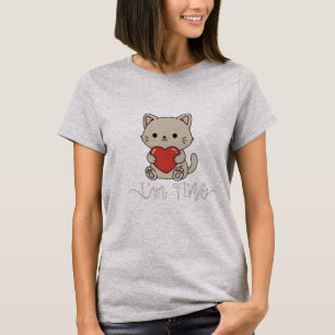 Camiseta de gato lindo "Estoy Bien" con corazón