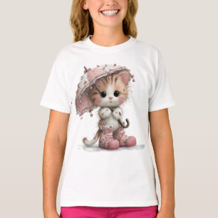 Camiseta de gato lindo “Gato del día lluvioso”