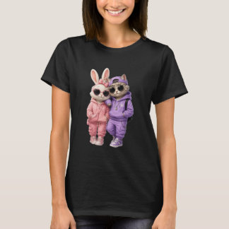 Camiseta de gato lindo para mujeres