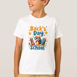 Camiseta de gato lindo para volver a la escuela