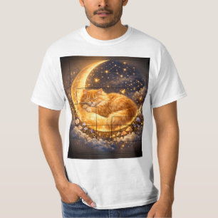 Camiseta de gato lunar soñador   Camiseta de gato 