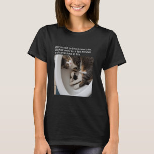 Camiseta de Gato Meme Gato Tonto Gato Divertido Ma