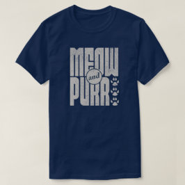 Camiseta de gato Meow and Purr