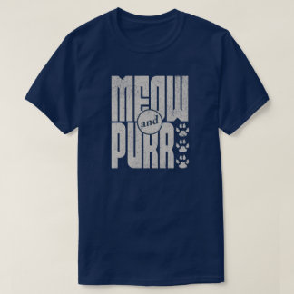 Camiseta de gato Meow and Purr